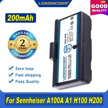 100% Prvotne LOSONCOER BA90 Baterija Za Sennheiser A100A,Audioport A1,H100,H200,H200 HDI452-P,HDE1030,HDI1029,HDI1029-PLL16