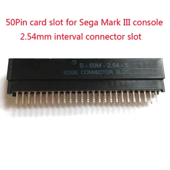 100 kozarcev veliko 50Pin kartico v režo za Sega Mark III clone konzole priključek, reža za nadomestni del