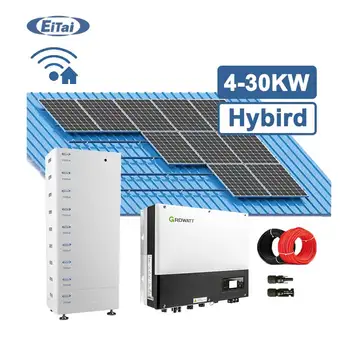 10000w Sončne celice, Komplet Moč Generatorja 5KW Hibridni 10kw Doma Sistemov Sončne Energije