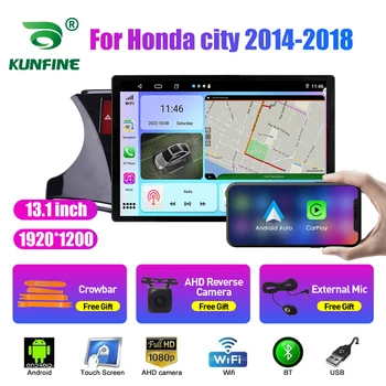 13.1 palčni avtoradia Za Honda mesto 2014-2018 Avto DVD GPS Navigacija Stereo Carplay 2 Din Centralne Večpredstavnostna Android Auto