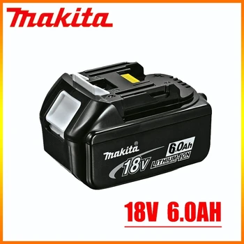 18V 6.0 Ah Makita Z LED litij-ionska zamenjava LXT BL1860B BL1860 BL1850 100% prvotne Makita polnilna moč orodje na baterije