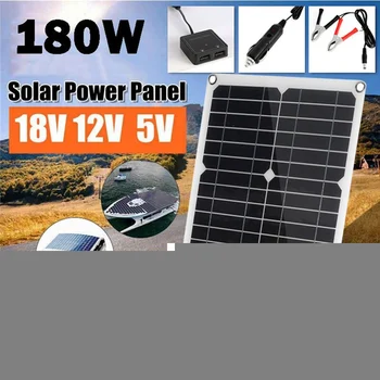 1Set Dvojna Vrata USB Prenosni Solarni Panel Polnilnik Kompleti za Solarno Polnjenje Odbor Nepremočljiva Sončne Panelcharger