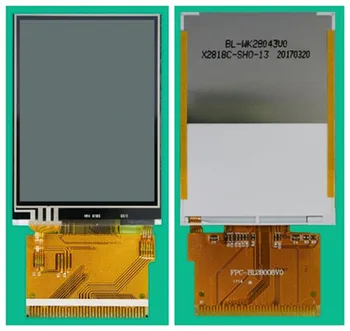 2.8 palčni 37P 65K TFT LCD Zaslon, občutljiv na Dotik ILI9341 Pogon IC 16-bitni MCU Vmesnik 240(RGB)*320
