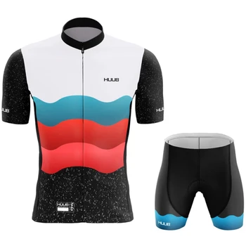 2023 HUUB Kolesarski Dres Komplet Moških Poletje Dihanje Kolo Kratkimi Kolesarjenje Oblačila Obleko Prostem MTB Ropa Ciclismo Hombre Kit