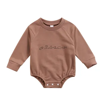 2023 Malčke Baby Fantje Dekleta Sweatshirts Igralne Obleke Pismo Tiskanja Dolgimi Rokavi Pulover Igralne Obleke Športna Oblačila