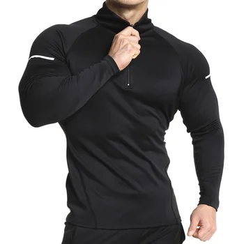 2023 Moda, moška Košarka Hooded Majica Dolg Rokav Majica korejski Telovadnici Hitro Sušenje Teče Rushgard Compression Majica