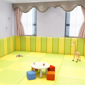 2023 novo preprosta otroška soba tapetništvo lesene barva vzglavja