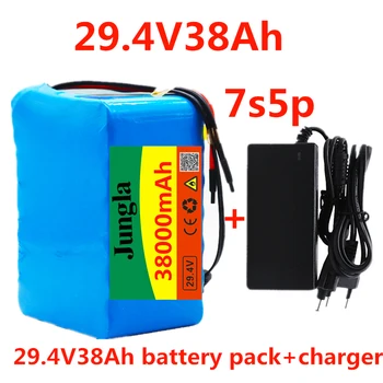24V 38Ah 7S5P baterije 250w 29.4 V 38000mAh litij-ionska baterija za invalidski voziček električna kolesa paket z BMS + polnilec