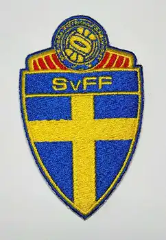 2pcs/veliko nogomet Nogomet fussball reprezentanci Švedske logotip železa na Obliž Aufnaeheir Aplicirano Buegelbild Vezene