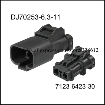 7123-6423-30 avto žice moški ženski kabel Nepremočljiva 2 pin priključek za avtomobilske Vtičnice vtičnice vključujejo terminali Tesnila DJ70253-6.3
