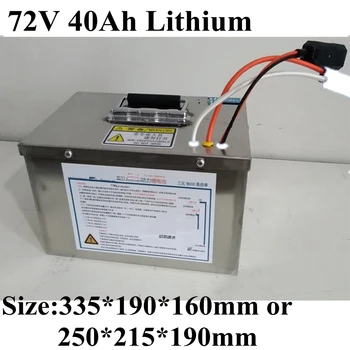 72v 40Ah Li-ionska baterija Ternary 18650 napajanje litij-ionska baterija Visoka stopnja moči za Polnjenje Električni avto, električni motorji