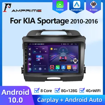 AMPrime 4G 2DIN Android 10 avtoradia Za KIA Sportage 3 2010-2016 Multimedijski Predvajalnik Videa, GPS Carplay Autoradio Stereo Vodja Enote