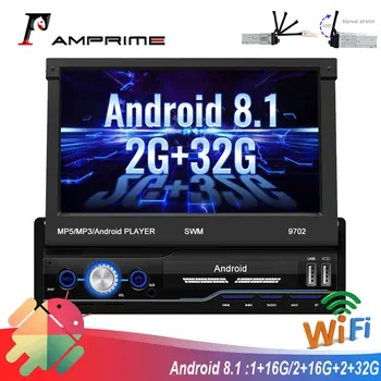 AMPrime Android 8.1 1din Avto GPS Navigacija Player 7