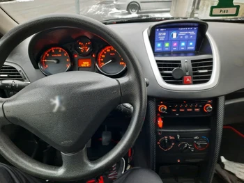 Android 10.0 PX6 DSP Avto DVD Predvajalnik, GPS Navigacija Radio Stereo Za PEUGEOT 207 2007-2015 Vodja Enote Auto Radio Predvajalnik