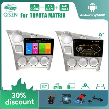 Android 12 Za Toyota Matrix 2 E140 2009-2014 Za Toyota Corolla Matrika E140 2003-2008 Multimedia Navigacija TV Video Autoradio