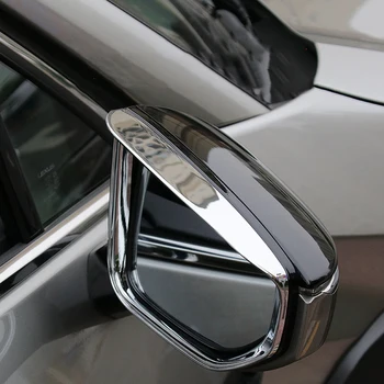 Avto Rearview Vzvratno Ogledalo Okvir Dež Ščit Vizir Chrome Trim za Lexus Ux UX260h UX200 2019 2020 2021 Zunanjost Auto Dodatki