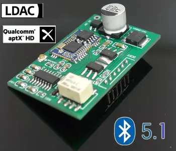 BRZHIFI Bluetooth 5.1 Audio Dekoder Odbor Stereo DIY QCC5125 Dekodiranje Modul Analogni Vhod Strojno Dekodiranje APTX HD LDAC