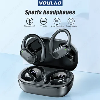 Bluetooth 5.3 Slušalke TWS Brezžične Slušalke Z Mikrofonom V uho Brez Odlašanja HiFi Stereo šumov Šport Vodotesne Slušalke