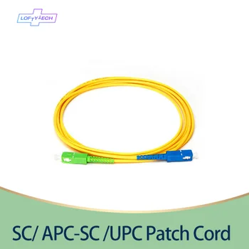 Brezplačna Dostava 10PCS/Veliko SC/APC-SC/UPC-SM 2 mm/3mm svjetlovodni Skakalec Kabel Enem Načinu Razširitev Patch Kabel