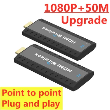 Brezžični HDMI Podaljšek Video Oddajnik-Sprejemnik, 1 Do 2 1x2 Dvojni Zaslon za PS3 PS4 Fotoaparat, Prenosni računalnik PC TV Monitor Projektor