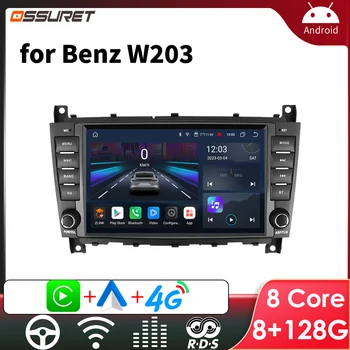 Carplay Android Avtomobilski Stereo sistem za Mercedes Benz W203 C CLC 2004 - 2010 W209 CLK 2005-2011 Autoradio Multimedijski Predvajalnik Zvoka GPS Nav