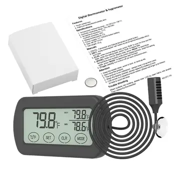  Digitalni Jajce Inkubator Termometer, Higrometer Avto Alarm Strokovno Plazilcev Pet Polje Sobni Temperaturi In Vlažnosti Orodje 