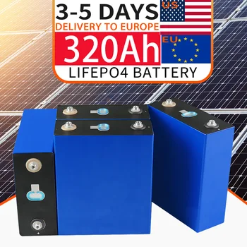 EU NAS je Na Zalogi, Lifepo4 Baterija 320AH 12V 24V 48V Polnilna Litij-železo fosfat Celic, Visoke Kakovosti Za RV Golf Voziček Avtodom