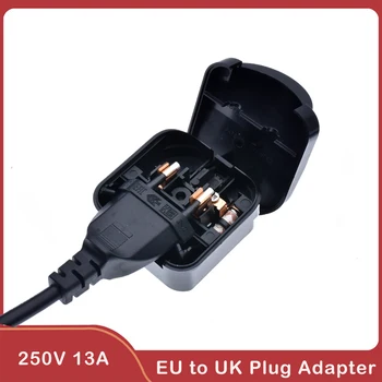 EU UK plug adapter polje vnesite okoli dveh zatiči spremeniti do 3 zatiči pretvorbo električni vtič Brivnik vtič s taljeni 13A