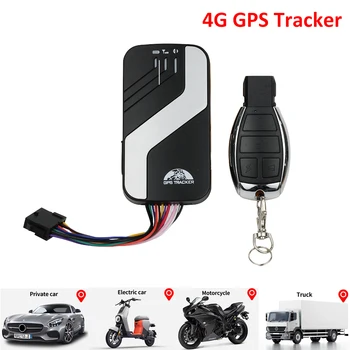 GPS Tracker Avto 4G LTE za Sledenje Vozil Glas Monitor Cut Off Goriva Taxi GPS Alarm ACC Motocikel Skladbo Prost APP Avto Dodatki