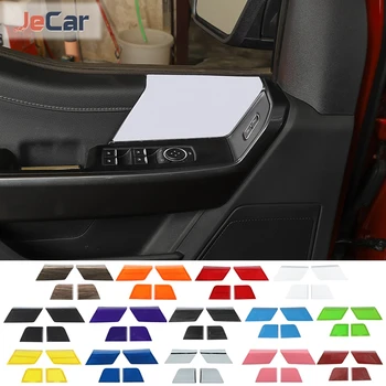 JeCar ABS Vrata Notranjo Ploščo Trim Zaščitni Pokrovi, Nalepke za Ford F150 2021 2022 up Avto Notranje zadeve Styling Dodatki