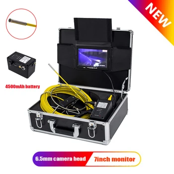 Mini Kamero, Monitor 7inch Industrijske Endoskop 20/30/40/50M Kabel Plinovodnih Cevi &Odtočne Kanalizacije Video-Pregledovalna Kamera 6,5 mm Objektiv