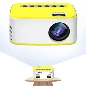Mini Žepni Projektor 1080P Video Film Prenosni Projektor Z Vgrajeno Zvočnik vtičnica Za USB mobilni telefon