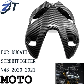 Motorno kolo Ogljikovih Vlaken Oklep Deli Vbrizgavanje Oblikovani ABS Sprednji Pokrov so Primerni Za Ducati Streetfighter V4 S 2020 2021