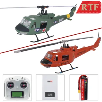 Na Zalogi FLISHRC 450 UH-1 Obsega Trup Prameni Kraki Rotorja 6CH Helikopter GPS s H1 Let Controlle RTF Ne Bell 206