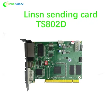 Najbolje prodajan LINSN pošiljanje kartice TS802D za celoten barvni video led zaslon deli krmilnik sistema