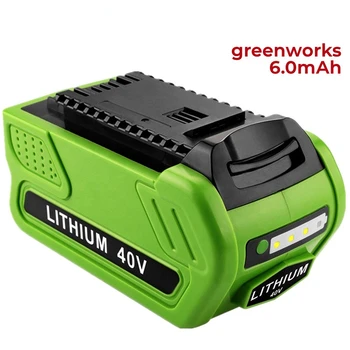 Največ 40v 6000mAh Polnilna Nadomestna Baterija Za Creabest 200W GreenWorks G-MAX GMAX 29462 29472 22272 Baterije 29717