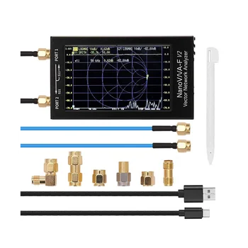 Nanovna-F V2 je Vektor Omrežja Spletni Analyzer 50Khz-3Ghz Antena Preučevalnik Omrežnega Kabla Tester 4.3 Palčni Spletna Orodja