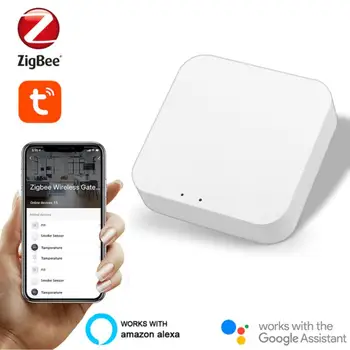 Novo Tuya ZigBee 3.0 Smart Prehod Hub Smart Življenje Doma Most Mobilna Multi Mode Prehod Očesa Delo z Alexa googlova Domača stran