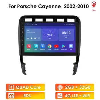 OSSURET Android AVTO Autoradio za Porsche Cayenne med 2002 in 2010 naraščal Carplay avtoradio 9 INCH Multimedijski Predvajalnik, GPS Navigacija Stereo