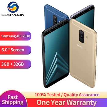 Originalni Samsung Galaxy A6+ 2018 A605F 4G Mobilni Telefon z Dvojno SIM 6,0