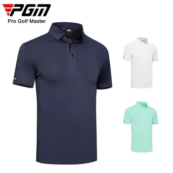 PGM Golf Moških Kratek Rokav T-Majice Poletnih Oblačil, Anti-Znoj Dihanje Hitro Suhe YF582 Debelo