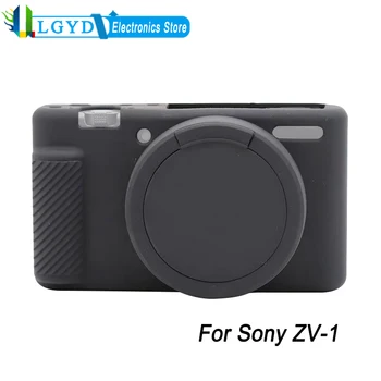 PULUZ Visoko Kakovost Naravnega Mehki Silikonski Material Zaščitna torbica za Sony ZV-1 Kamera