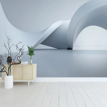 Po meri Samolepilne Tapete 3D Stereo Povzetek Geometrijski Prostor Freske Dnevna Soba, TV Soba Ustvarjalne Umetnosti Doma Dekor Nalepke