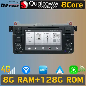 Qualcomm Snapdragon Android 10 Avto Multimedijski Predvajalnik Za BMW Serije 3 BMW E46 M3 1998-2007 GPS Radio CarPlay Stereo Vodja Enote