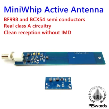 Shotwave MiniWhip Aktivna Antena 10KHZ do 30MHZ mini whip HF LF VLF VHF SDR RX s prenosnimi kabel