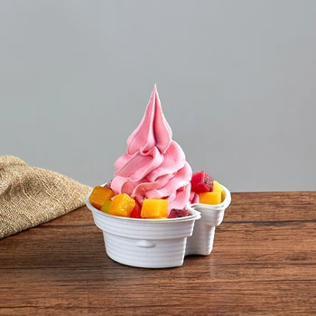Simulacije Dima sladoled model dimljen sladoled rekviziti skledo vrste sladoled vzorec Čarobno Tekoči Dušik Kajenje Sladoled Plesni