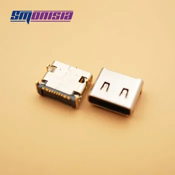 Smonisia 10pcs Tip C Napajanje USB Vtičnica Priključek USB Ženski Plug za Gionee S6