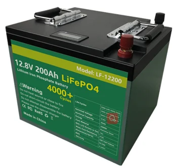 Tovarniško Ceno 12V 200AH LiFePo4 Baterije Grand A Celice Litij-Železo Fosfat, Sončne Baterije, Vgrajene v BMS Za RV Čoln
