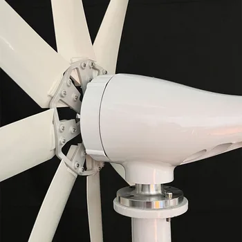 Vetrne Turbine Generator 12V 24V 48V 1000W Brezplačnih Alternativnih virov Energije mlini na veter Z MPPT Hibridni Krmilnik 8 Rezila