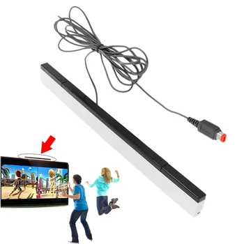 Vroče Prodaja Video iger Senzor Bar Žično Sprejemniki Ir Ir Signala Ray Prejema Bar za Nintendo Wii / Wii U Remote